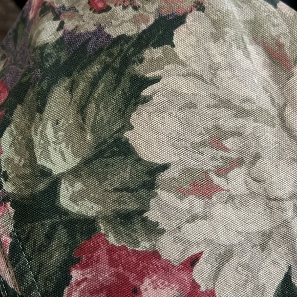 Gotcha Covered Floral Vintage Tapestry Denim Sleeveless Vest| Sz Large - Picture 8 of 8